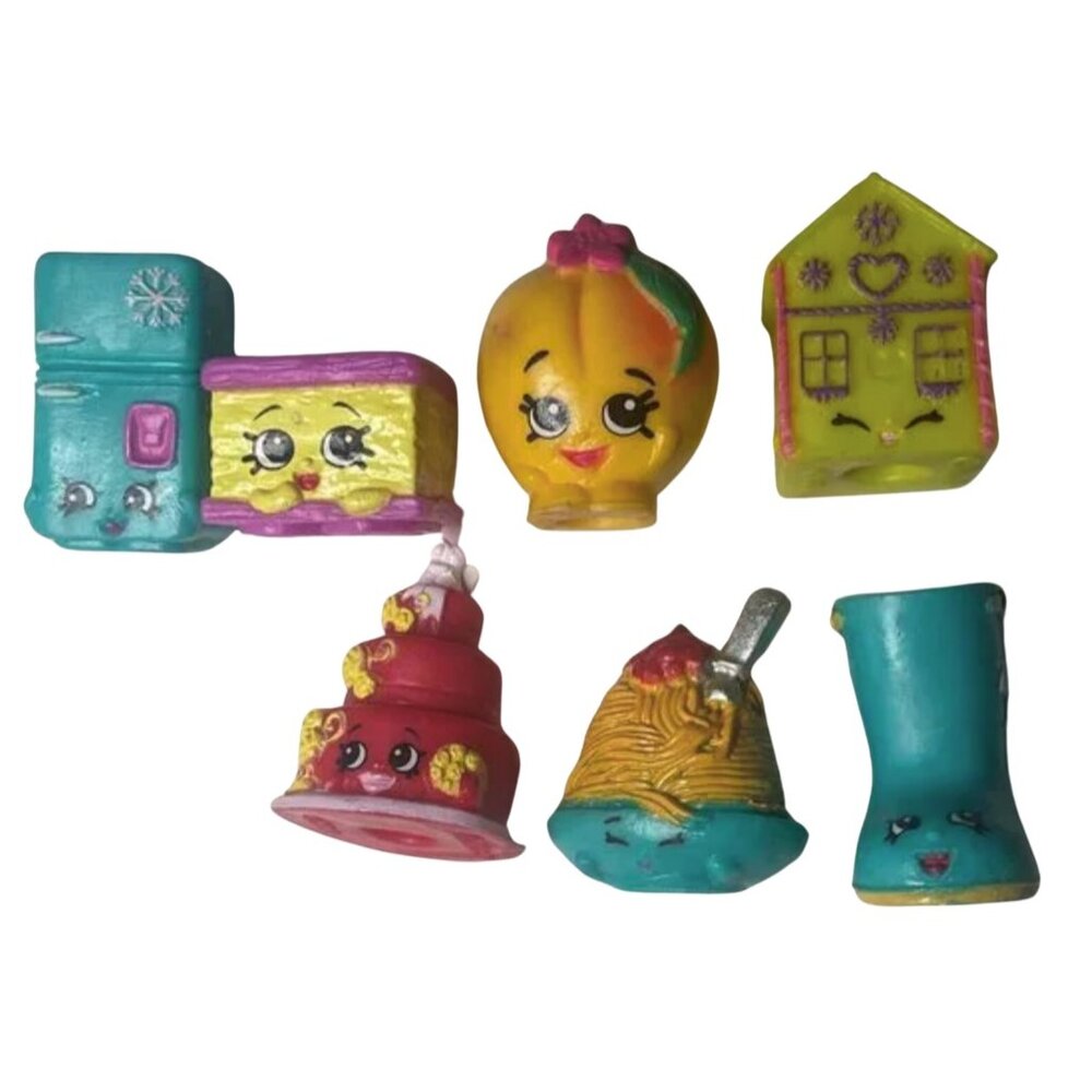 Shopkins Season 3 Minifigures Rare and Common Lot of 7